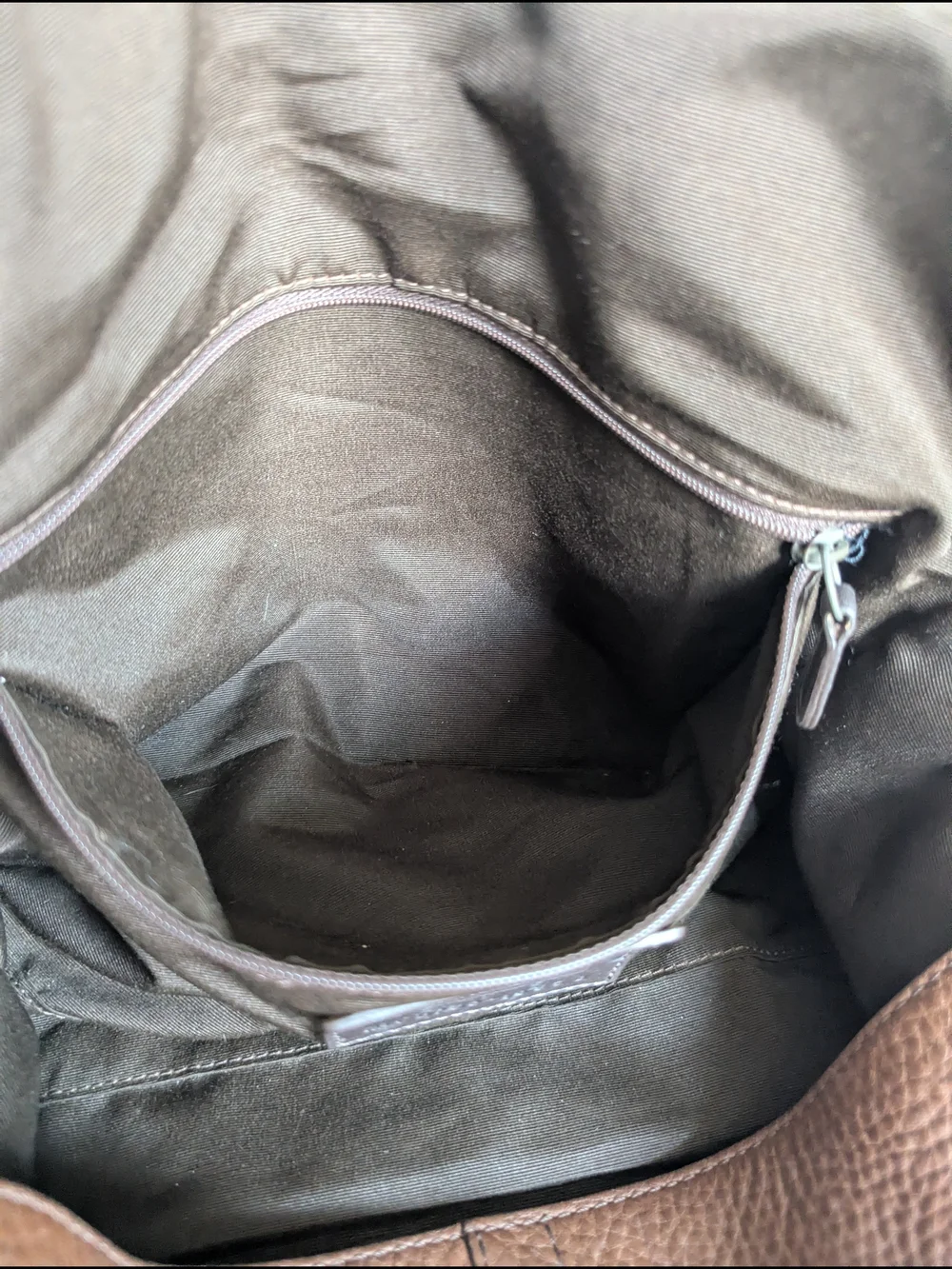 Coach Brown Pebbled Leather Shoulder Bag